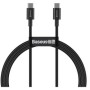 Cablu alimentare si date Baseus Superior, Fast Charging Data Cable pt. smartphone, USB la Lightning Iphone 2.4A, 1m, negru BASEU