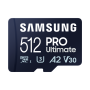 Card de Memorie Micro Secure Digital Card Samsung Pro Ultimate, 512GB, MB-MY128SA/WW, Clasa 10, pana la 200MB/S, cu adaptor SAMS