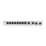 XGS1010-12-ZZ0101F - Ethernet Switch, RJ45 Ports 10, Fibre Ports 2SFP+, 10Gbps, Unmanaged, Zyxel ZYXEL - 1