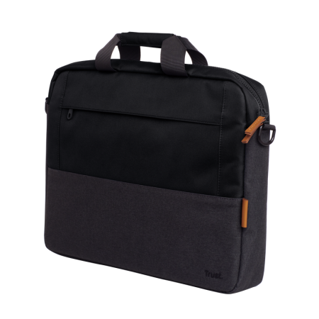 Geanta laptop Trust Lisboa, pentru laptopuri cu diagonala pana in 16",2 compartimente, material POM, RPET Polyester, RPET, volum
