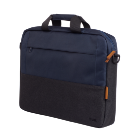 Geanta laptop Trust Lisboa, pentru laptopuri cu diagonala pana in 15.6",2 compartimente, material POM, RPET Polyester, RPET, vol