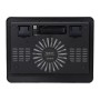 STAND LAPTOP SPACER SP-NC19 15.6", sita metal, fan 14cm, led albastru, negru SPACER - 2