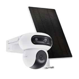 Camera IP PT Dual-Lens 4MP + panou solar 8W, Wi-Fi6, Baterie 10.400 mAh, Audio, IR 35M - EZVIZ CS-HB90/SP(2x4MP) EZVIZ - 1
