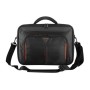 Geanta laptop Targus Classic+ Clamshell, pentru laptopuri de 15.6", dimensiuni: 42 x 8 x 38cm, dimensiuni compartiment laptop: 3