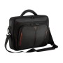 Geanta laptop Targus Classic+ Clamshell, pentru laptopuri de 15.6", dimensiuni: 42 x 8 x 38cm, dimensiuni compartiment laptop: 3