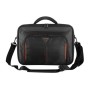 Geanta laptop Targus Classic+ Clamshell, pentru laptopuri de 15.6", dimensiuni: 42 x 8 x 38cm, dimensiuni compartiment laptop: 3