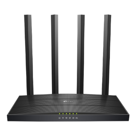 Router Wireless TP-Link Archer C6U AC1200 Dual-Band OneMesh Beamforming ArcherC6U TP-LINK - 1