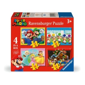 Ravensburger - Puzzle Super Mario 4 buc in cutie 12 16 20 24 piese Ravensburger - 1