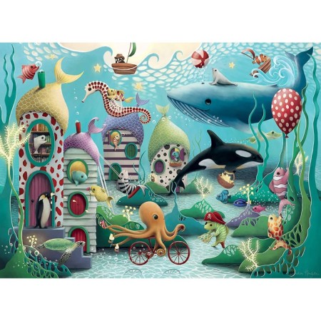 Puzzle Animale Subacvatice, 100 Piese Ravensburger - 1