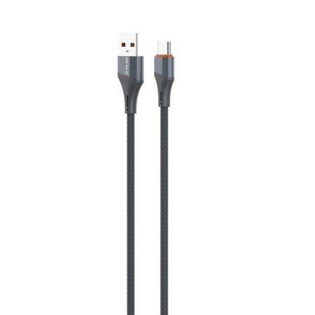 Cablu Serioux USB-A - TYPE-C 2M 30W.Lungime: 200 cm, ieșire: 30W, tip cablu: USB-A la USB-C, culoare: Gri, funcție: încărcare și