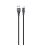 Cablu Serioux USB-A - TYPE-C 2M 30W.Lungime: 200 cm, ieșire: 30W, tip cablu: USB-A la USB-C, culoare: Gri, funcție: încărcare și