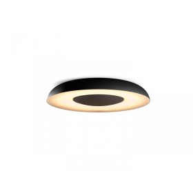 Plafoniera LED Philips Hue Still, Bluetooth, 22.5W (204W), 2500 lm ,lumina alba (2200-6500K), IP20, Metal/Plastic, 39.1cm, Negru
