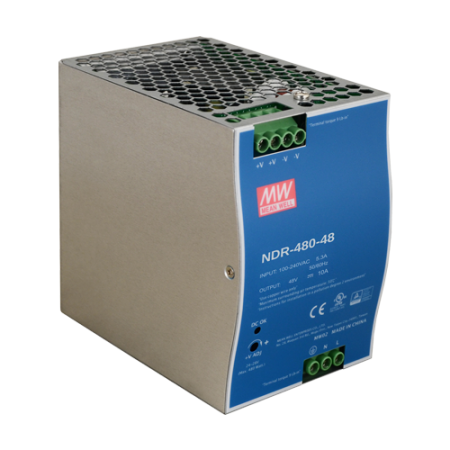 Sursa de alimentare in comutatie, 48V / 10A, sina DIN - MEAN WELL NDR-480-48 MeanWell - 1