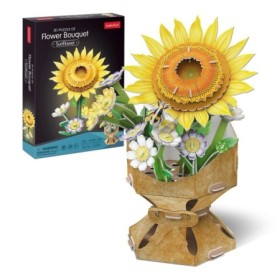 Cubic Fun - Buchet de flori 3D Floarea Soarelui 102 piese Cubic Fun - 1