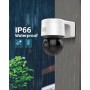 Camera de supraveghere Hikvision DS-2DE3A404IWG-E/W  4 × IR Network PTZ Camera cu rezolutie de 4 MP (2560 x 1440)Zoom optic 4x, 
