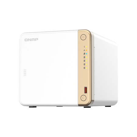 NAS QNAP 462 4-Bay, CPU Intel Celeron N5105/N5095 4-core/4-thread Processor, RAM 4 GB DDR4 (onboard, not expandable), HDD 2.5" &