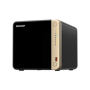 NAS QNAP 464 4-Bay, CPU Intel Celeron N5105/N5095 4-core/4-thread Processor, RAM 8 GB DDR4 (onboard, not expandable), HDD 4 x 2.