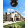 Camera de supraveghere Hikvision DS-2DE3A404IWG-E/W  4 × IR Network PTZ Camera cu rezolutie de 4 MP (2560 x 1440)Zoom optic 4x, 