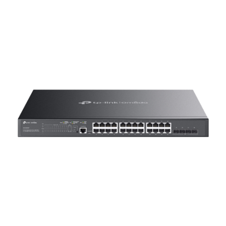 Switch 24 x RJ45 Gigabit PoE, 4 x SFP+ 10G, Buget PoE 384W, L2 Management, 1U - TP-Link Omada SG3428XMP TP-LINK - 1