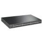 "JetStream™ 48-Port Gigabit and 4-Port 10GE SFP+ L2+ Managed Switch with 48-Port PoE+ PORT: 48× Gigabit PoE+ Ports, 4× 10G SFP+ 