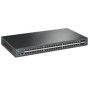 "JetStream™ 48-Port Gigabit L2+ Managed Switch with 4 10GE SFP+ Slots PORT: 48× Gigabit RJ45 Ports, 4× 10G SFP+ Slots, RJ45/Micr