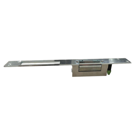 Electromagnet fail locked, 12Vcc,  consum redus, 230mA, contact monitorizare cu placa suport lunga  - ASSA ABLOY YB17-12D-LR ASS