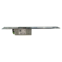 Electromagnet fail locked, 12Vcc,  consum redus, 230mA, contact monitorizare cu placa suport lunga  - ASSA ABLOY YB17-12D-LR ASS