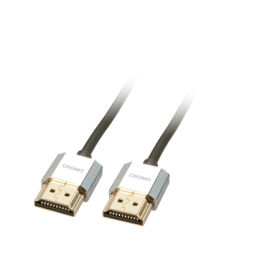 Cablu Lindy Slim 3m High Speed HDMI, Cromo LINDY - 1