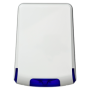 Sirena piezo de exterior, LED albastru, 85/105 db, baterie integrata de 9V, certificata GRADE 2, Clasa IV - Teletek SR300BBM TEL
