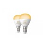 2 Becuri LED inteligente Philips Hue P45, Bluetooth, E14, 5.1W, 470 lm ,lumina alba (2000-6500K) PHILIPS HUE - 2