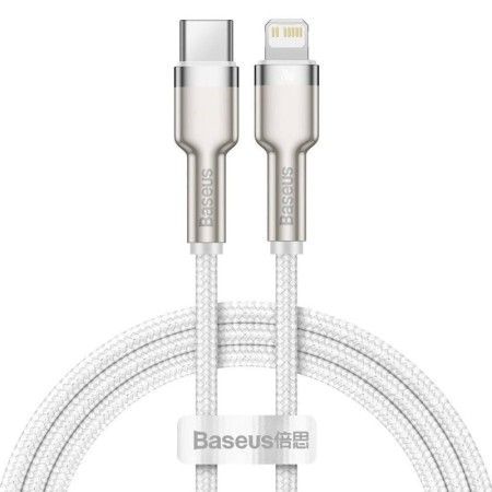 CABLU alimentare si date Baseus Cafule Metal, Fast Charging Data Cable pt. smartphone, USB Type-C la Lightning Iphone PD 20W, br