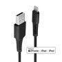 Cablu Lindy 1m USB A 2.0 to Lightning, negru LINDY - 1