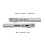 MacBook Pro 16.2"/Apple M4 Max (CPU 14-core, GPU 32-core, Neural Engine 16-core)/36GB/1TB - Silver - INT KB APPLE - 3