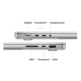 MacBook Pro 14.2"/Apple M4 Pro (CPU 14-core, GPU 20-core, Neural Engine 16-core)/24GB/1TB - Silver - INT KB APPLE - 3