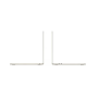 MacBook Air 13.6" Retina/Apple M2 (CPU 8-core, GPU 8-core, Neural Engine 16-core)/16GB/256GB - Starlight - RO KB (2022) APPLE - 