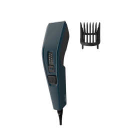 Aparat de tuns Philips Seria 3000 HC3505/15, 13 setari de lungime, utilizare cu fir, lame din otel inoxidabil, Albastru PHILIPS 