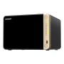 NAS QNAP 664 6-Bay, CPU Intel Celeron N5105/N5095 4-core/4-thread Processor, RAM 8GB (1x 8GB) DDR4, HDD 6 x 2.5"/3.5" SATA 6Gbps