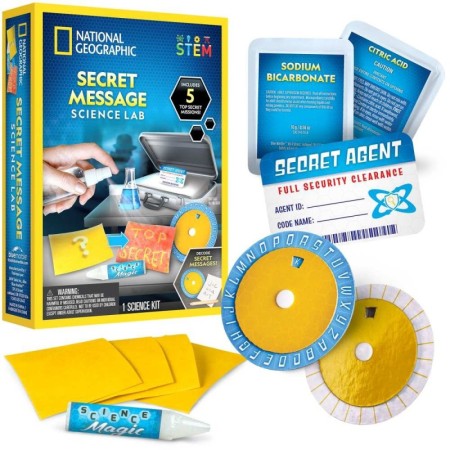 National Geographic - Set educativ Laboratorul mesajelor secrete stiinta si mister National Geographic - 1