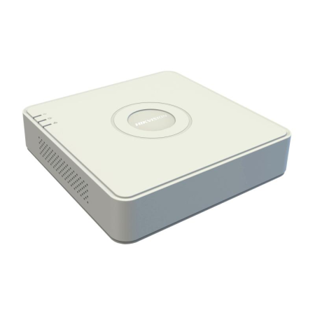 NVR Hikvision 4 canale DS-7104NI-Q1/4P(D), 2-ch@4 MP or 4-ch@1080p, iesiri: HDMI, VGA, 1 SATA max 6TB pe HDD, alimentare: 48 VDC