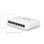 Ubiquiti UniFi 8 port switch, USW-LITE-8-POE, 8 x 10/100/1000 Mbe RJ 45 ports, 4 x POE, 8 Gbps, buget POE: 52W, SMB layer 2 PoE 