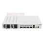 SWITCH MIKROTIK CRS504-4XQ-IN, 1 x 10/100Mbps, 4 x 100 QSFP28 , Procesor: 650 MHz, 64MB RAM, 16MB flash, dimensiuni: 320 x 185 x