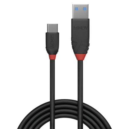 Cablu Lindy 1.5m USB 3.2 Type-A to Type-C (tata - tata), Black Line, Supported Bandwidth: 10Gbps, negru LINDY - 1