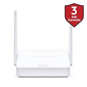 Router Wireless Mercusys N 300 Mbps, MW301R Standarde Wireless: IEEE 802.11n, IEEE 802.11g, IEEE 802.11b, Frecventa: 2.4 - 2.48 