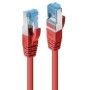 Cablu Lindy 1m Cat.6A S/FTP LSZH Network Cable, Red RJ45, M/M, 500MHz, Copper  Technical details  Connectors  Connector A: RJ45 