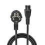 Cablu alimentare schuko Lindy IEC C5, 2m, negru  Description  Schuko Mains Plug to Clover Leaf IEC C5 Socket Cable material: H05