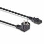 Cablu alimentare schuko Lindy IEC C13, 3m, negru  Description  Schuko 2 Pin Plug to IEC C13 Fully moulded Total length: 3m Colou