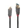 Cablu transfer Lindy LY-36912, USB 3.2 Type A to C Cable, 1.5m, Anthra Line LINDY - 1