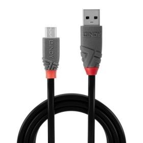 Cablu transfer Lindy LY-36735, USB 2.0 Type A to MicroUSB, 5m, Anthra Line LINDY - 1