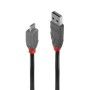 Cablu transfer Lindy LY-36731, USB 2.0 Type A to MicroUSB, 0.5m, Anthra Line LINDY - 1