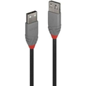 Cablu transfer date Lindy LY-36704, USB 2.0 Male tip A - USB 2.0 Female tip A, 3 m, Anthra Line LINDY - 1